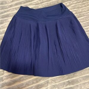 Elegant Navy Pleated Skort